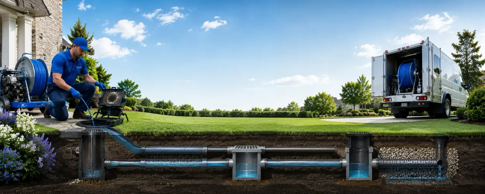 Outdoor drain cleaning information for Harrisonburg, LA